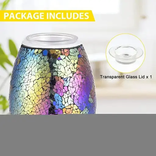 Електричний ароматичний пальник, сенсорний пальник для розплаву зі знімним скляним верхнім підносом - фото 2