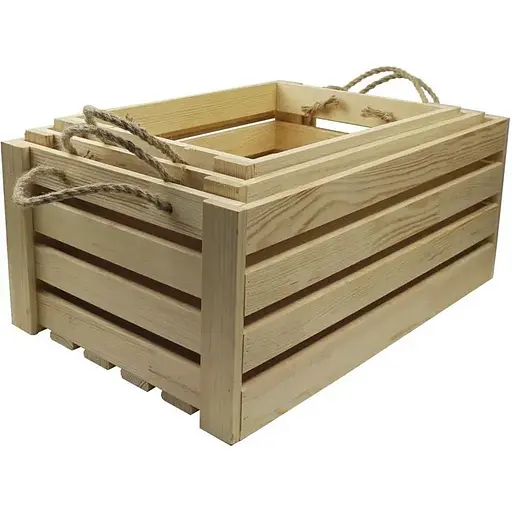 Ящик прямоугольный Rosa Talent сосна 38х27х21 см