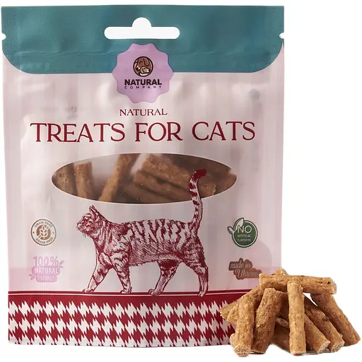 Лакомство для кошек Natural снеки с лососем курицей и тыквой 35 г