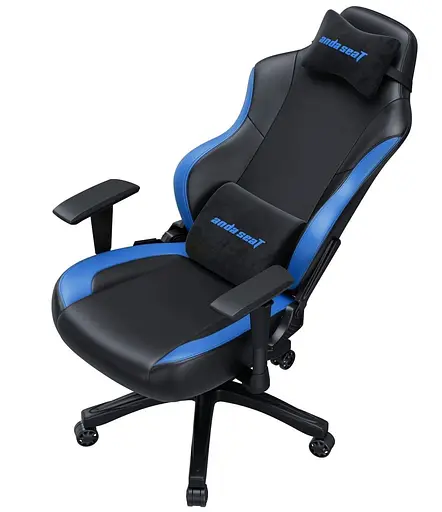 Ігрове крісло Anda Seat Luna Color Size L Black/Blue (AD18-48-BS-PV) - фото 6