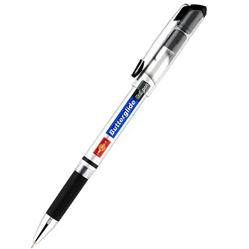 Ручка кулькова Unimax Butterglide чорна (UX-122-01)