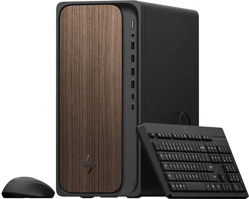 Компьютер персональный HP OmniDesk Tower M03-0002ua U7 265/32GB/1Tb SSD/WiFi/K&M/DOS/Dark Wood - фото 6