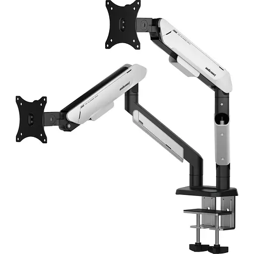 Настільне кріплення для моніторів Anda Seat Stealth Pro II Duo 17-42` Black White (AD-W-A9-2S-BW) [148300] - фото 5