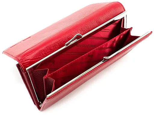 Кожаный женский кошелек Marco Coverna 18.5х9х3 см acs0027542 - фото 6