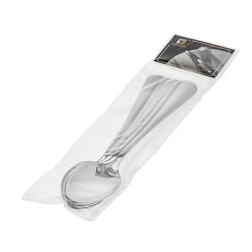 Набір столових ложок "Classic" із нержавіючої сталі (6 штук, довжина 20.5 см), Kitchen Master 86924 - фото 4