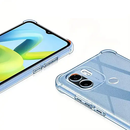 TPU чехол GETMAN Ease logo усиленные углы Full Camera для Xiaomi Redmi A1 / A2 Бесцветный (прозрачный) - фото 5