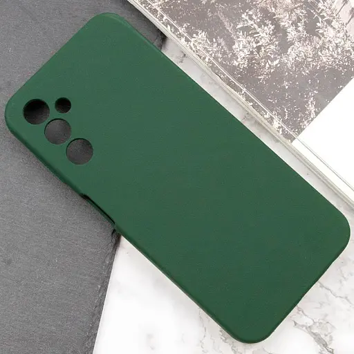 Чехол Lakshmi Silicone Cover Full Camera (AAA) для Samsung Galaxy A16 4G/5G Зеленый / Cyprus Green - фото 5