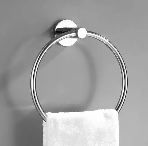 Тримач для рушника кільце Rea Mist 5 хром REA-80027 Хром - фото 2