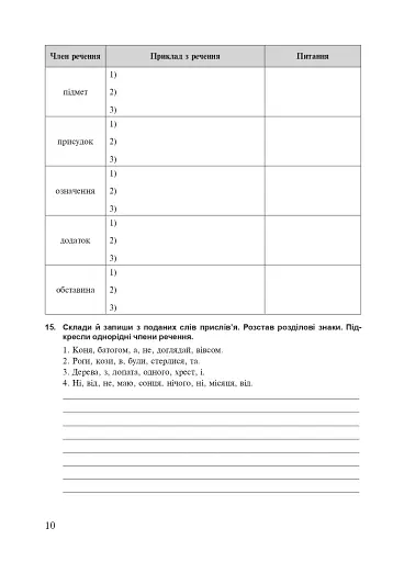 Українська мова. 6 клас. Робочий зошит. Частина 1 (за модельною програмою Голуб Н.Б., Горошкіної О.М.) - фото 9