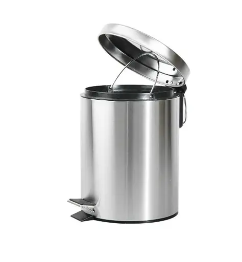 Мусорное ведро круглое Zerix Solo-TC0103 SS Color 3 л нержавейка (ZX5895)  - фото 3