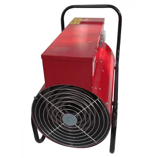 Електрична теплова гармата Vulkan 6,0 кВт, площа обігріву 60 кв.м., червоний, підлоговий, 380В (6000 ТП) - фото 3