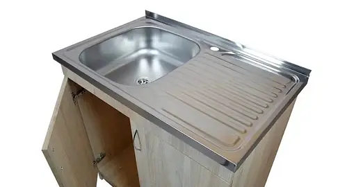 Тумба кухонна з накладною мийкою ЛДСП 80х50х83 см Дуб сонома (52869-0111) - фото 5