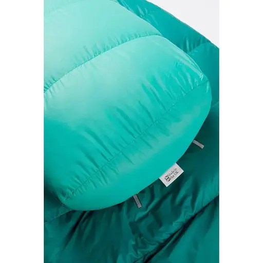 Спальник Rab Alpine 400 Wmns Atlantis Regular L лівий Turquoise (1033-RB QSD-28-ATL-REG-LZ) - фото 4
