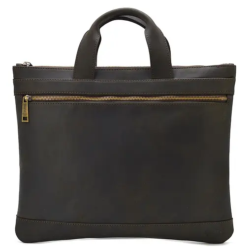 Кожаная мужская сумка TARWA 34х24х1 см sum0026090 - фото 1