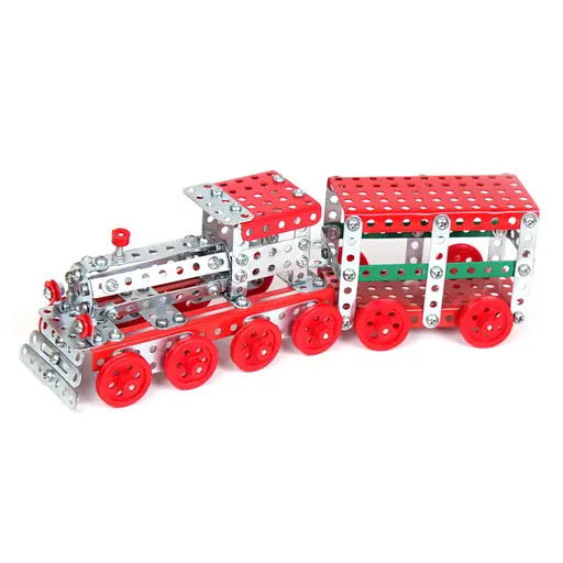 Металевий конструктор Поїзд ТехноК 4814TXK, 312 деталей - фото 3