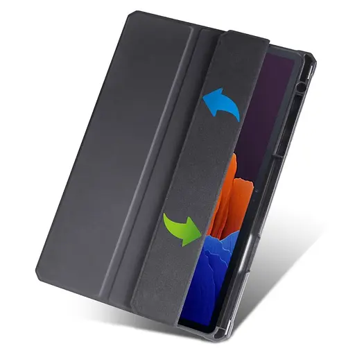 Чохол TPUCristal SlimTPU Spen holder Samsung Galaxy Tab S9/S9 Fe Чорний - фото 2