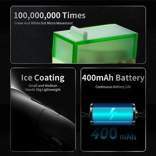 Мышь Ajazz AJ159 PRO Charging Dock Black (AJ159-PRO-B) [141351] - фото 5