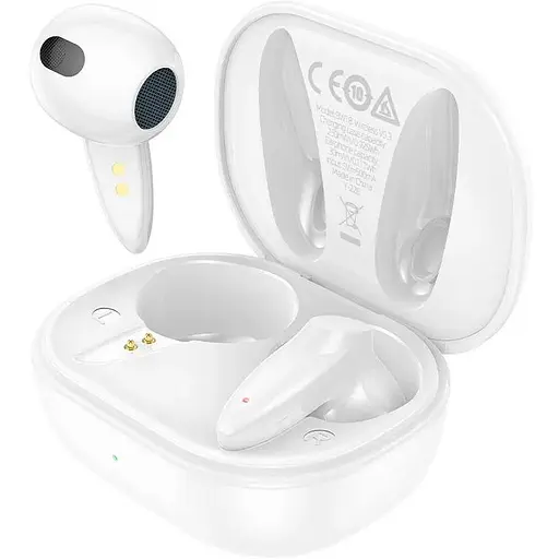 Блютуз Стерео Гарнитура Borofone BW18 Белый