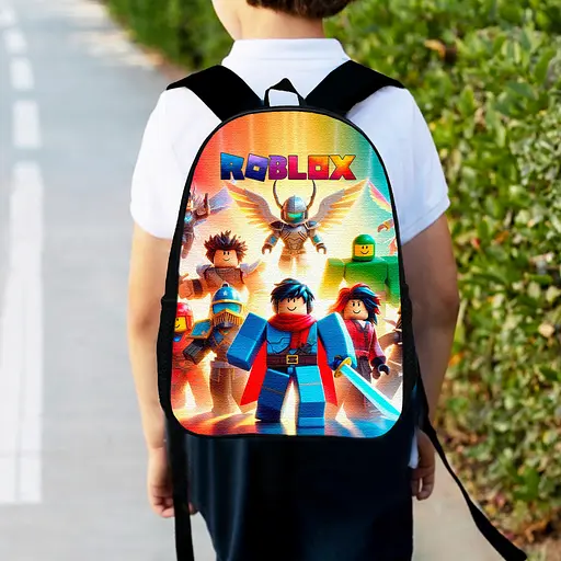 Рюкзак детский Роблокс 34х27 см ранец Roblox городской c принтом для мальчика (00536)