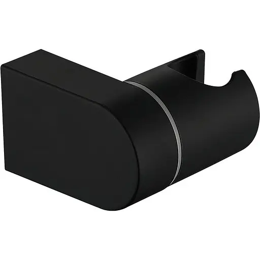 Кронштейн для крепления лейки на стену нержавеющая сталь черный Wezer WQZ-018 BLACK Черный матовый - фото 1