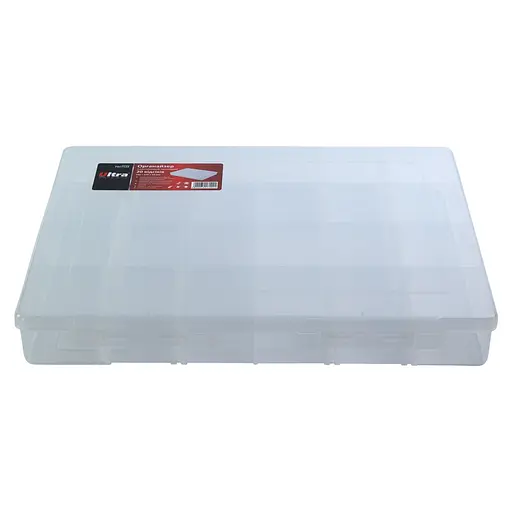 Органайзер пластиковый прозрачный Ultra 20 отсеков 350×270×50мм 7417122 - фото 2