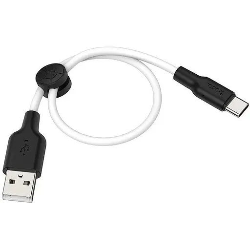 Кабель Hoco X21 Plus Silicone charging cable for Type-C L-0.25 м Черный Белый