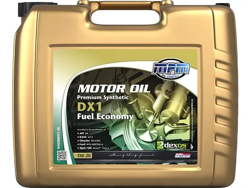 Моторна олива MPM Premium Synthetic DX1-FE 5W20 20л (05020DX1-FE)