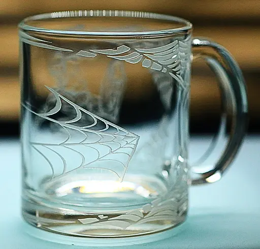 Подарункова чашка дитяча   для чаю води 320 мл з гравіюванням людина павук глянсова - фото 5