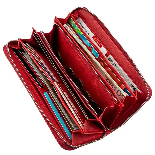 Женский кожаный кошелек-клатч ST Leather 10х20 см acs0015912 - фото 4