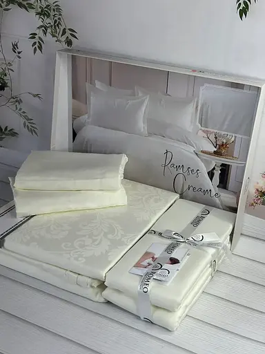 Постільна білизна Ramses Krem Жаккард Romeo Home pbe0051805 - фото 1
