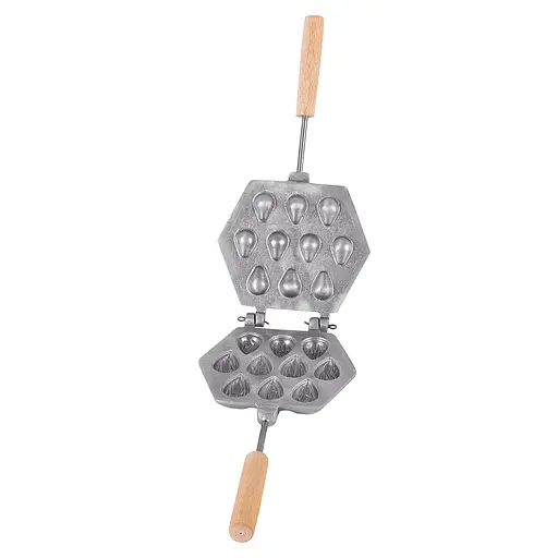 Форма для выпечки лесных орешков (орешница) на 10 орехов, Ласунка 81841 - фото 2