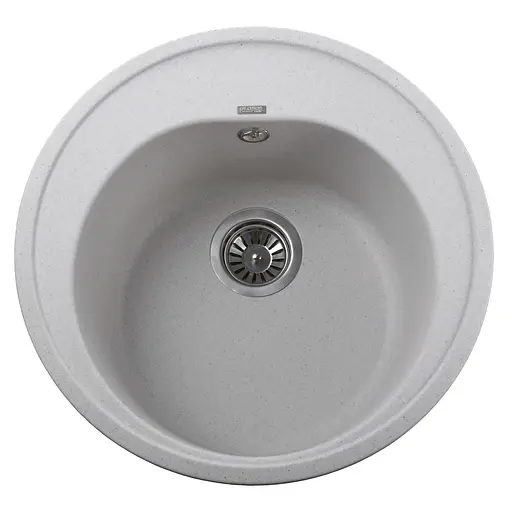 Гранітна мийка Globus Lux Martin перлина 510мм 000022411, Сірий - фото 1