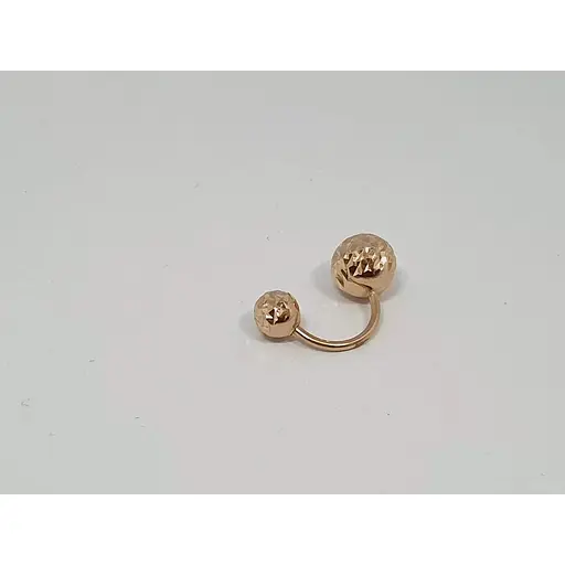 Золота сережка-пірсинг Favoritum. 310129_7_А - фото 2
