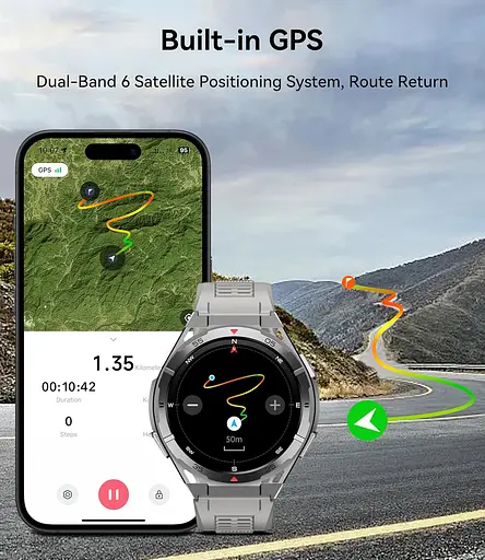 Часы Oukitel BT12 Grey - фото 3