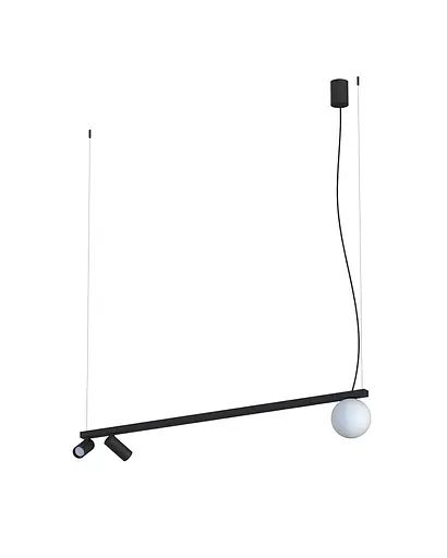 Подвесной светильник, люстра Nowodvorski 11447 Fourty III GU10+G9 3x10W IP20 Черный - фото 1