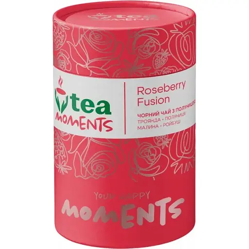 Чай чорний Tea Moments Roseberry Fusion 70 г