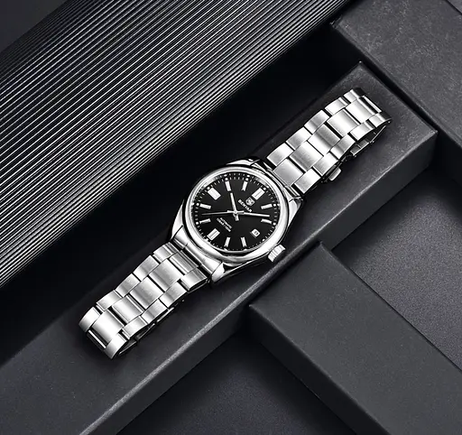 Наручные часы Benyar Automatic 10 BAR Серебристый (2783) - фото 8