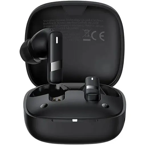 Бездротові навушники Baseus Bowie E20 True Wireless Earphones, IPX5, BT5.3, ENC, 35mAh, 500mAh, 8h, Black A00069700113-00