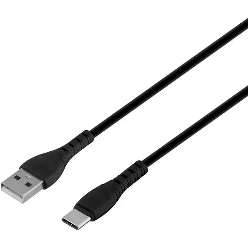Кабель XO NB-Q165 3A fast charging usb cable Type-c Чорний - фото 1