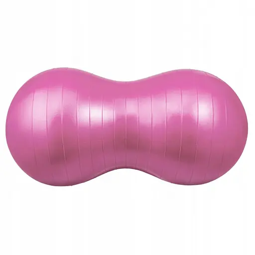М'яч для фітнесу (арахіс) 4FIZJO Air Ball Peanut 45 x 90 см Anti-Burst Pink (P-5907739318565) - фото 3