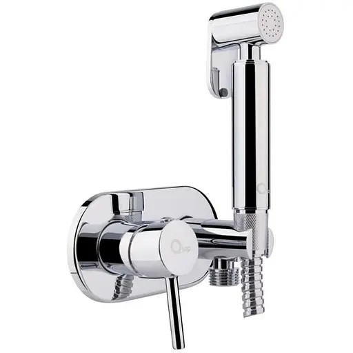 Набор для гигиенического душа со смесителем Qtap Inspai-Varius CRM V00440501 - фото 1