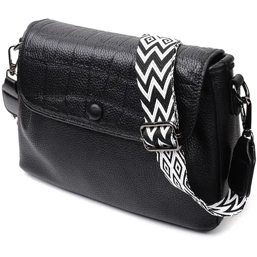 Кожаная сумка женская Vintage 25х17.5х9 см sum0024662 - фото 1