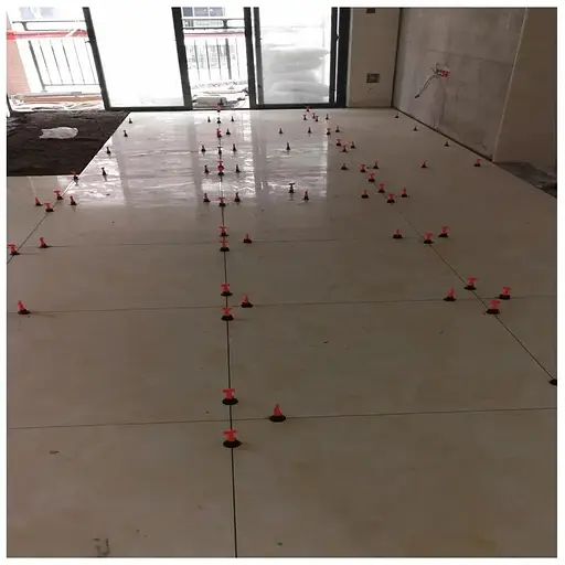 Багаторазова система вирівнювання плитки Parkside 1,5 мм СВП 50 шт./уп + ключ - фото 4