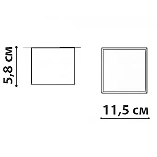 Накладний світильник Friendlylight Mono S12 LED 10W FL2044 - фото 5