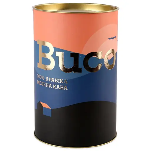 Кава мелена Buco 100% Арабіка натуральна смажена тубус 200 г - фото 1