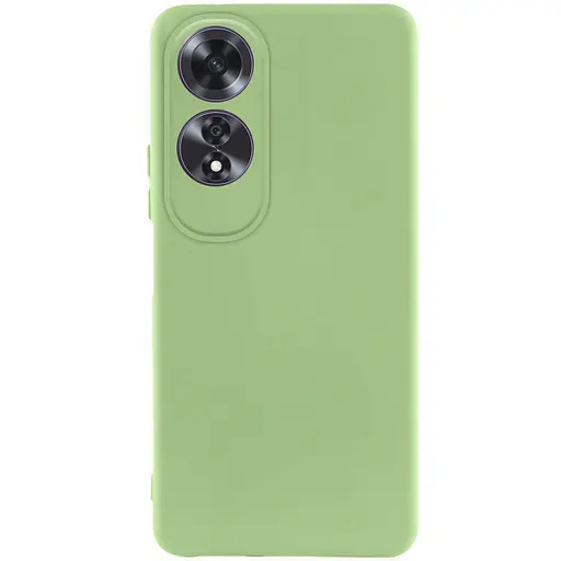 Чохол TPU Getman Liquid Silk Full Camera для Oppo A60 4G Зелений / Pistachio