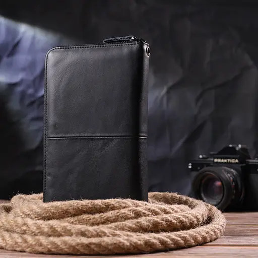 Кожаный клатч мужской Vintage 20х11,5х2 см acs0024559 - фото 8