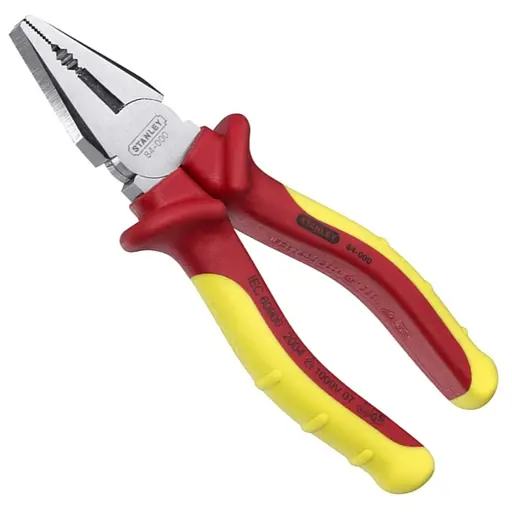 Плоскогубці електрика Stanley MaxSteel VDE 1000V комбіновані ізольовані 160 мм (0-84-000) - фото 2
