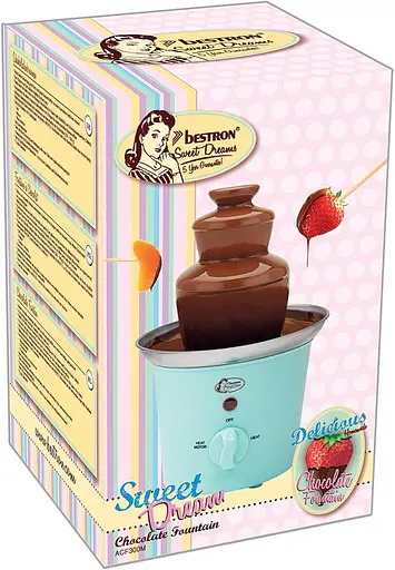 Шоколадний фонтан Bestron, 3 яруси, з функцією збереження тепла, 60 Вт - фото 5