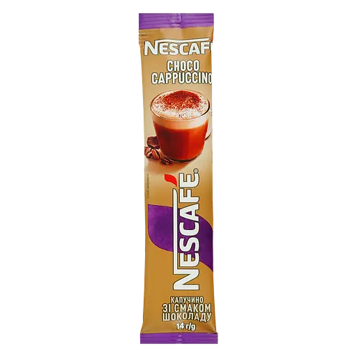 Напиток растворимый с добавлением кофе Nescafe Choco Cappuccino стик 14 г